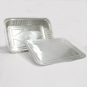 Tapa en aluminio para bandeja grande en aluminio