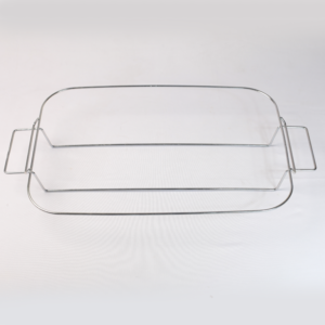 Canastilla de Acero para manipulación y transporte de bandeja de aluminio ITEM 093. Paq. x 1 und.