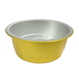 Bowl de papel aluminio